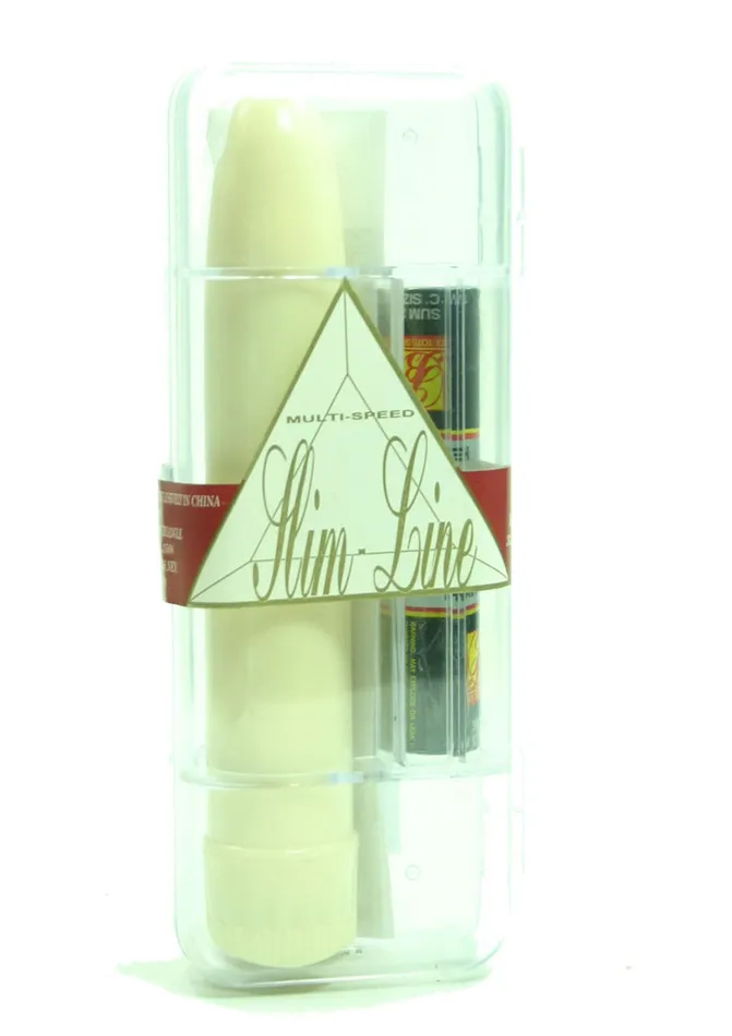 Golden Triangle Female Sex Toys Slim Line Plastic Vibrator