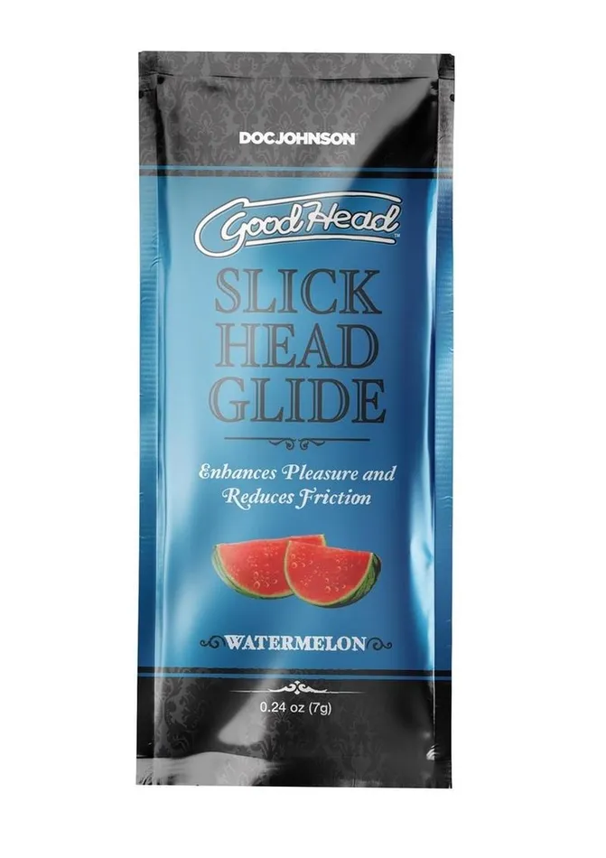 Goodhead Slick Head Glide 24oz Bulk 48 Pieces Watermelon GoodHead Male Sex Toys