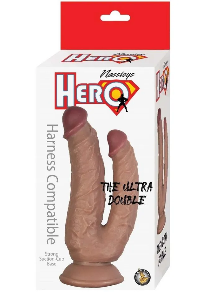 Hero Female Sex Toys Hero The Ultra Double Dildo with Suction Cup