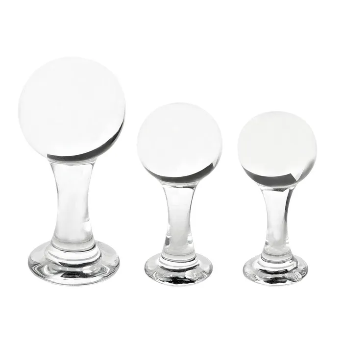 Huge Clear Crystal Ball Plug Love Plugs Anal