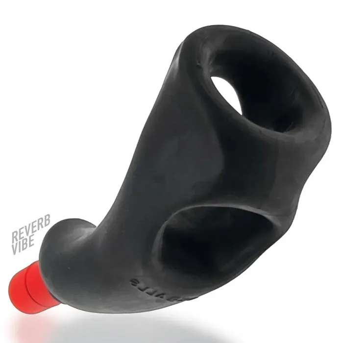 Hunkyjunk Buzzfuck Sling With Taint Vibe Vibrating Cock Sling Tar Ice Hunkyjunk Female Sex Toys