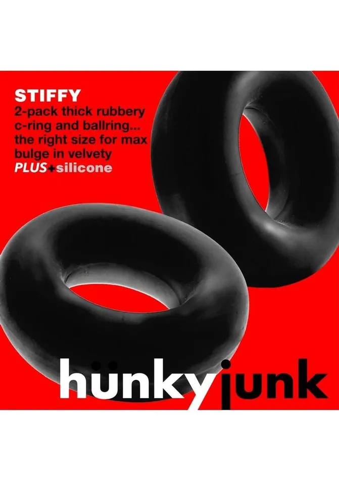 Hunkyjunk Stiffy Bulge Silicone Cock Rings Hunkyjunk Male Sex Toys