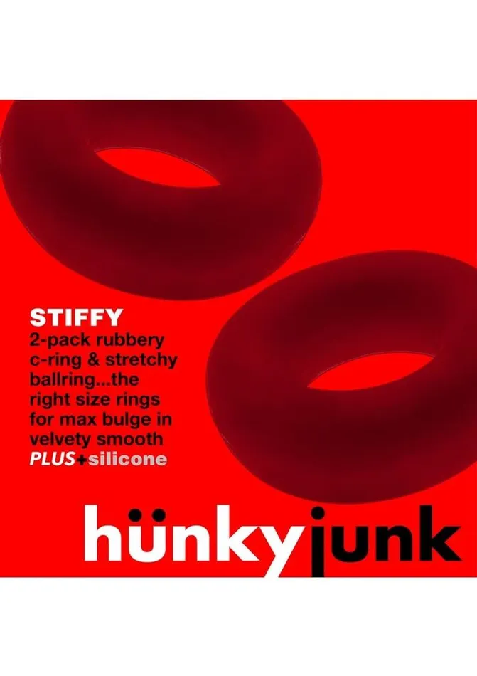 Hunkyjunk Stiffy Bulge Silicone Cock Rings Hunkyjunk Male Sex Toys