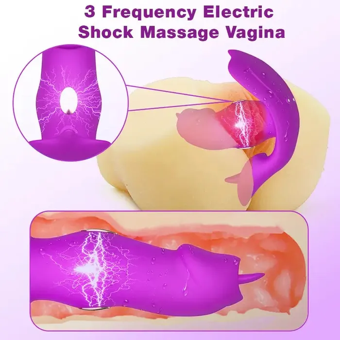 Inyarose Female Sex Toys 3in1 Oral Tongue Clitoral Stimulator