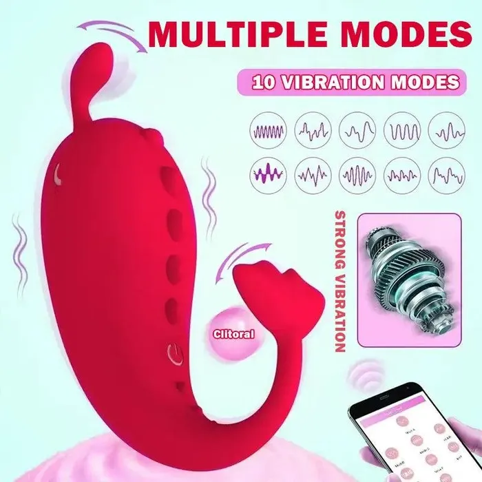 Inyarose Female Sex Toys APP Remote Control Little Whale Jumping Egg