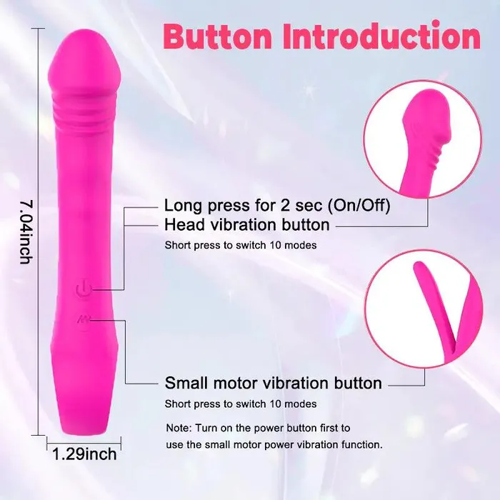 Inyarose Female Sex Toys Split Flexible Clitoral Vibrator