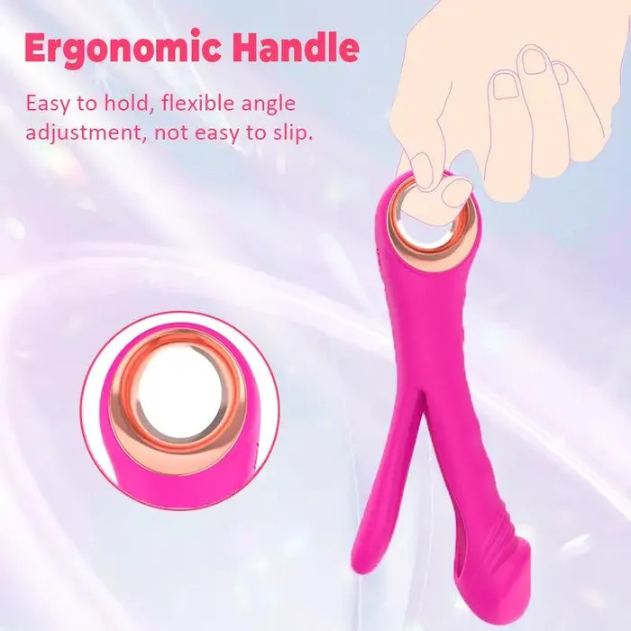 Inyarose Female Sex Toys Split Flexible Clitoral Vibrator