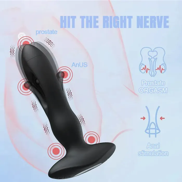 Inyarose Male Sex Toys Flapping Vibrating Remote Control Prostate Massager