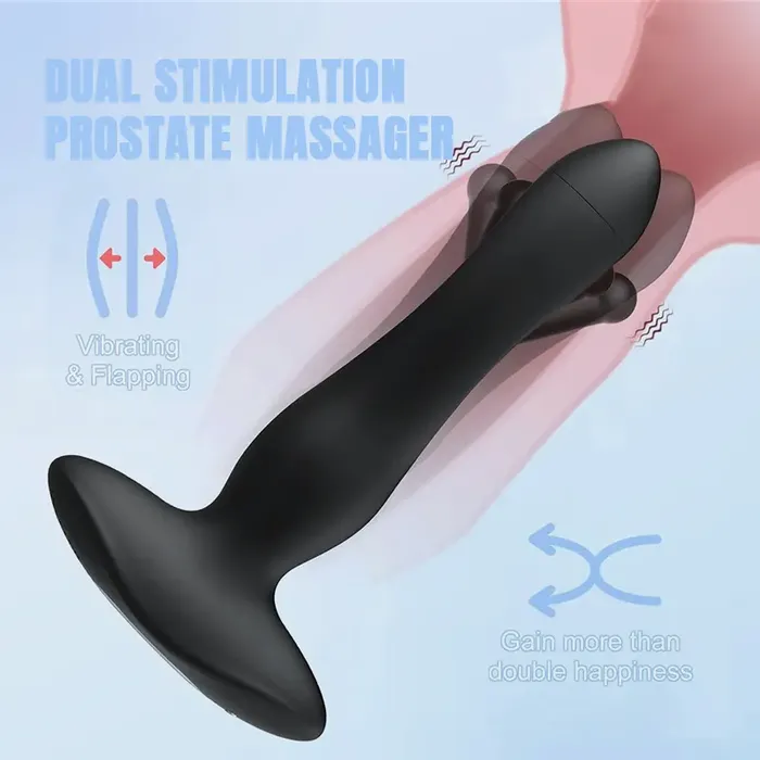 Inyarose Male Sex Toys Flapping Vibrating Remote Control Prostate Massager