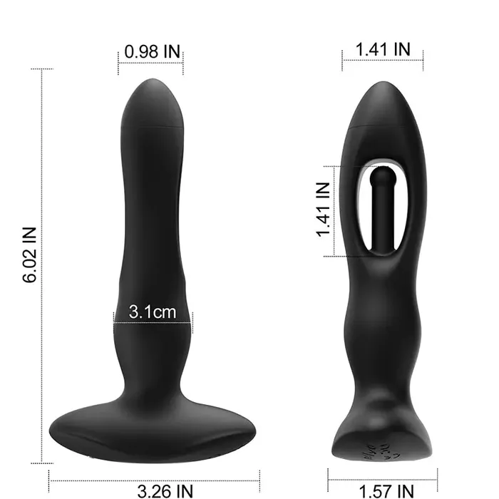 Inyarose Male Sex Toys Flapping Vibrating Remote Control Prostate Massager