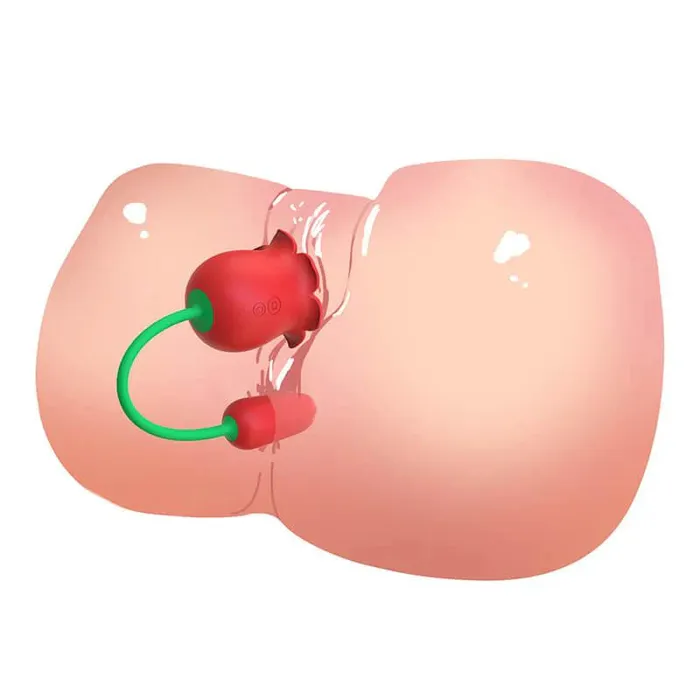 Inyarose Vibrators Rose Suction Bullet Pleasure Toy