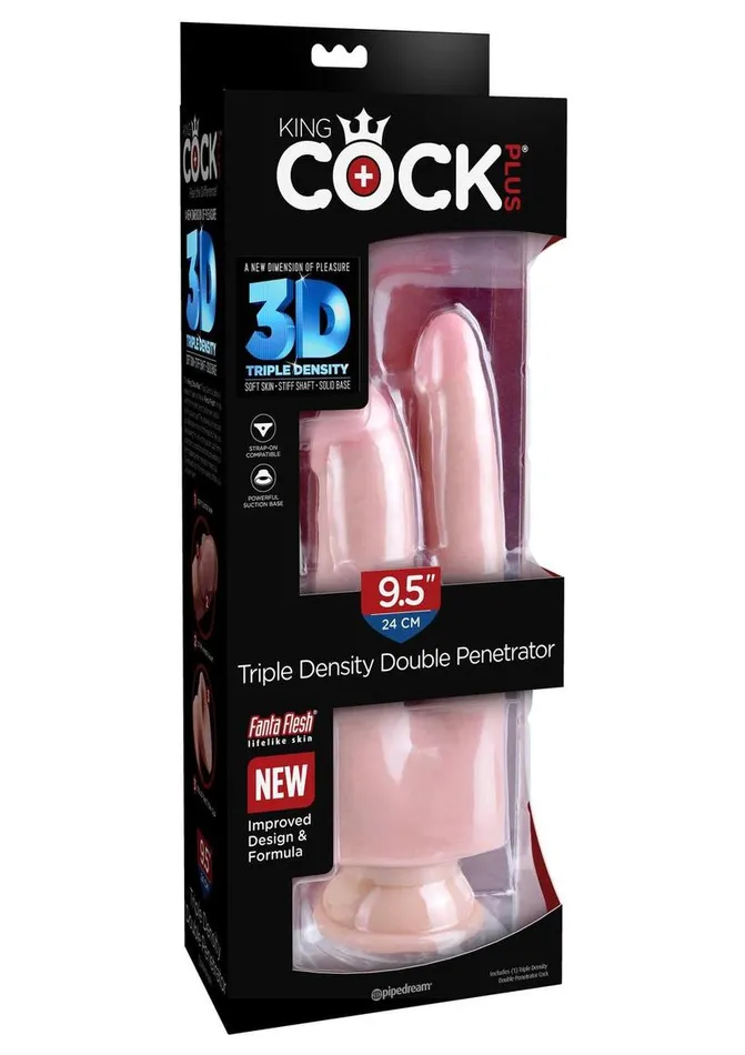 King Cock Plus Triple Density Double Penetrator Dildo King Cock Dildos