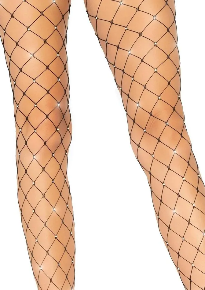 Leg Avenue Indescent Rhinestone Fence Net Tights Leg Avenue Vibrators