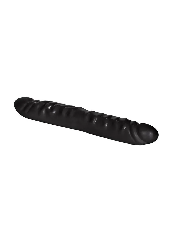 Lifelike Dongs Black Jack Veined Double Dildo Dildos