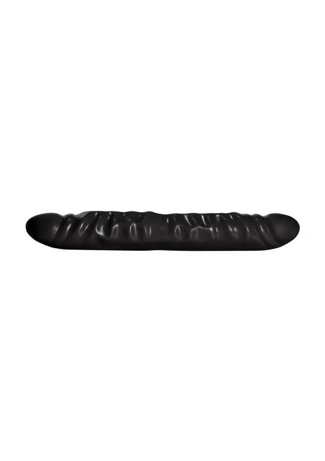 Lifelike Dongs Black Jack Veined Double Dildo Dildos