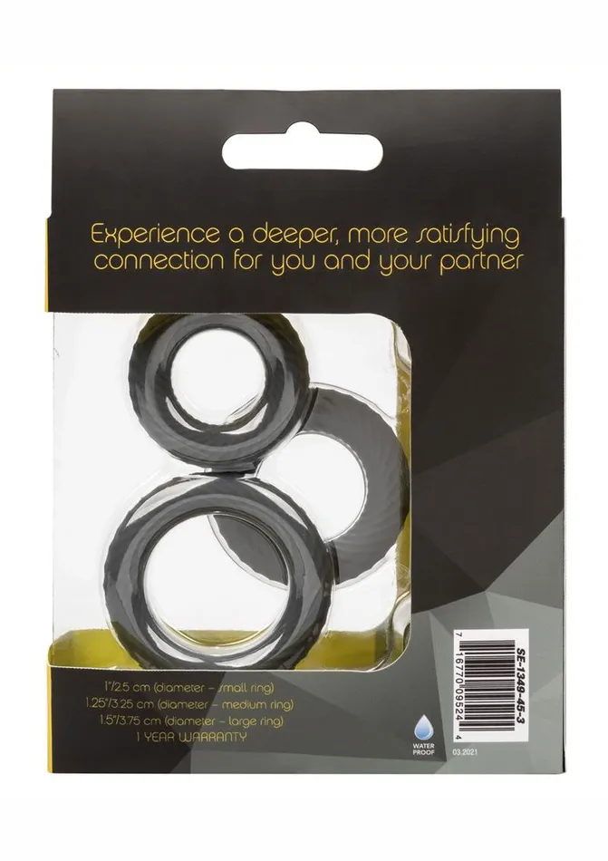 Link Up Male Sex Toys Link Up Ultra Soft Ultimate Set Silicone Cock Rings