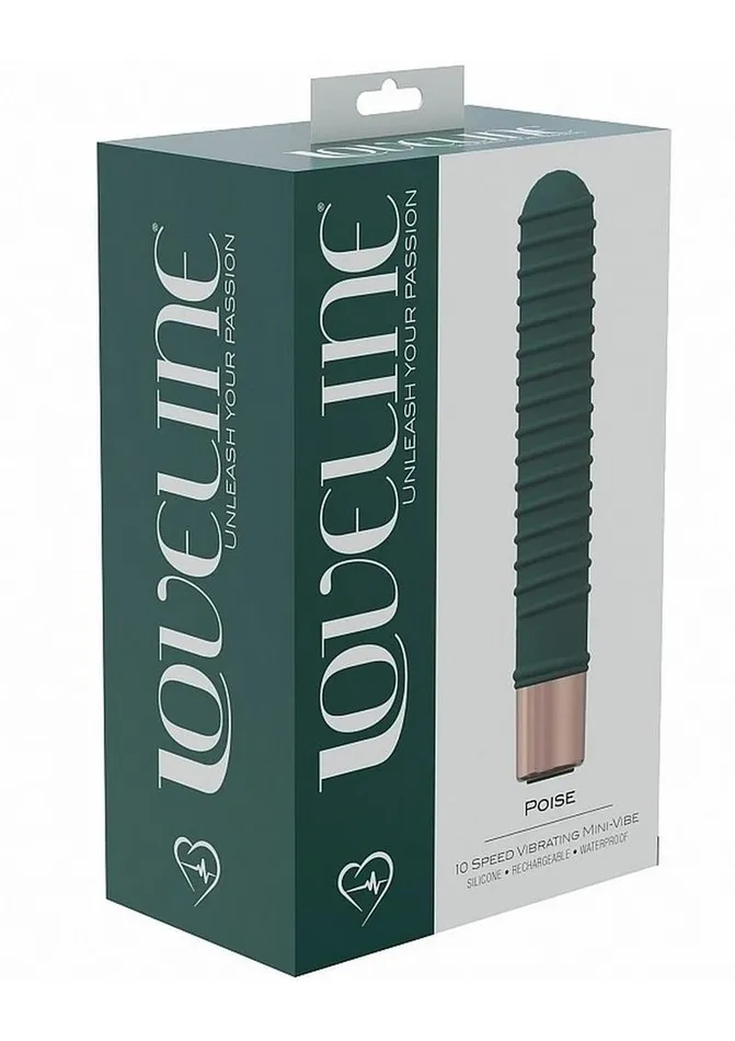 Loveline Female Sex Toys Loveline Poise Silicone Rechargeable 10 Speed Mini Vibrator Forest