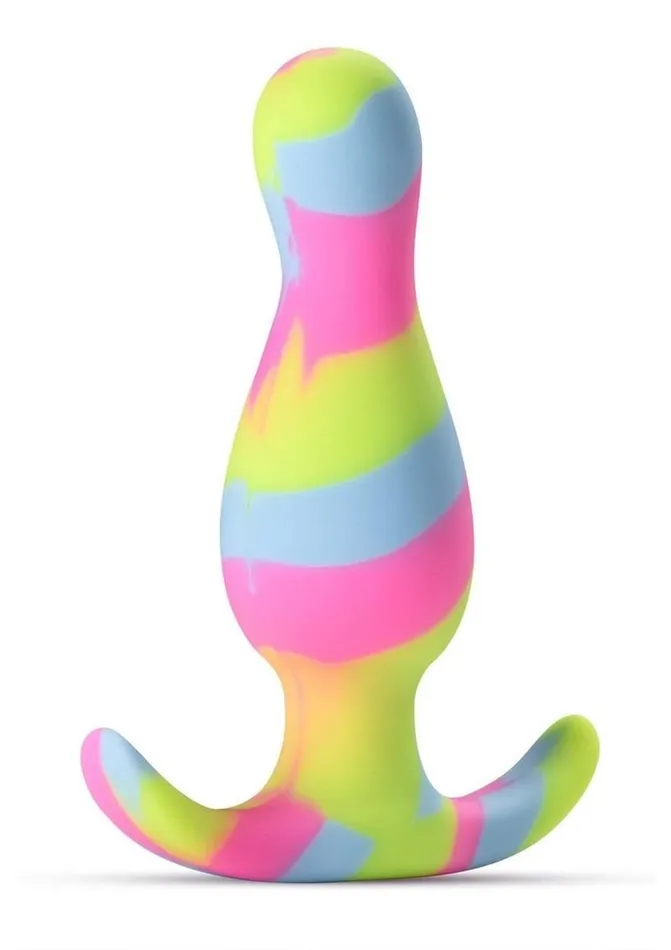 Male Sex Toys Avant Kaleido Lime Silicone Anal Plug Avant