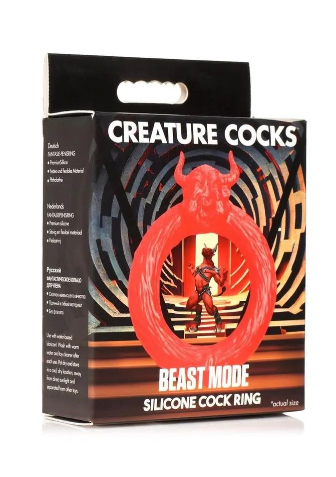 Male Sex Toys Creature Cocks Creature Cocks Beast Mode Silicone Cock Ring