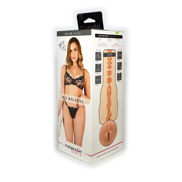 Male Sex Toys Fleshlight Fleshlight Mia Malkova LVL UP Texture Masturbator