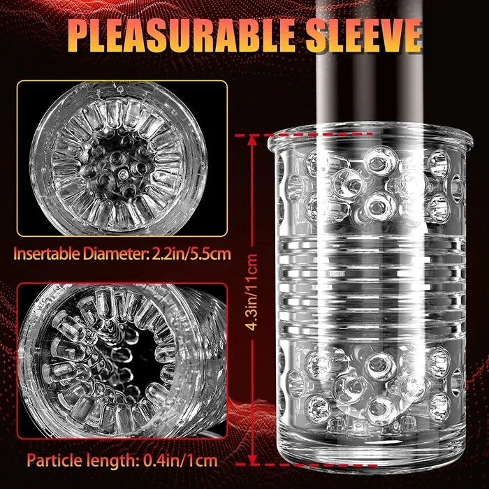 Male Sex Toys mysite Free telescopic male masturbation cup that rotates into a vaginal vibrator