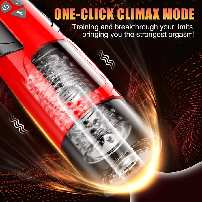 Male Sex Toys mysite Free telescopic male masturbation cup that rotates into a vaginal vibrator