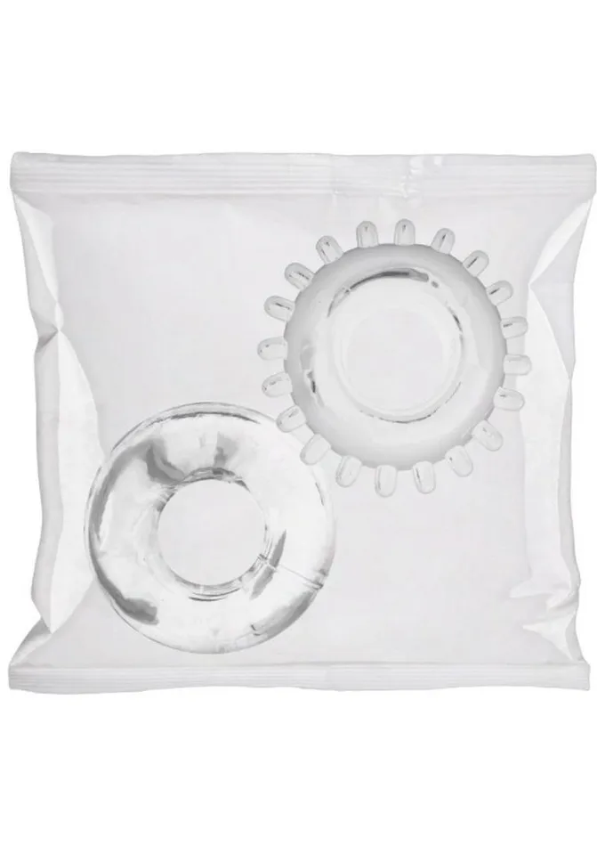 Male Sex Toys Rock Solid Rock Solid Cock Ring Set 2Pack Bulk Refill