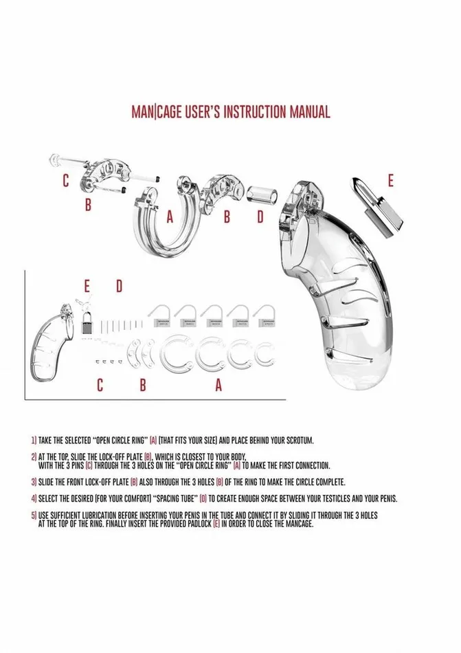 ManCage Male Sex Toys Man Cage Model 02 Male Chastity with Lock ManCage Male Sex Toys Man Cage Model 02 Male Chastity with Lock