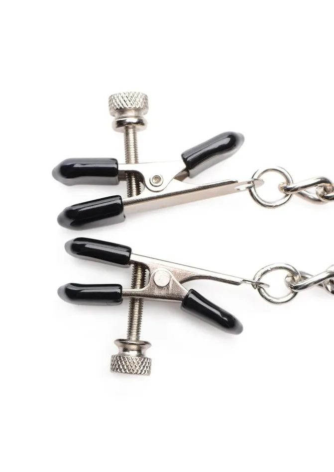 Master Series Female Sex Toys Master Series Titty Taunter Nipple Clamps with Weighted Bead