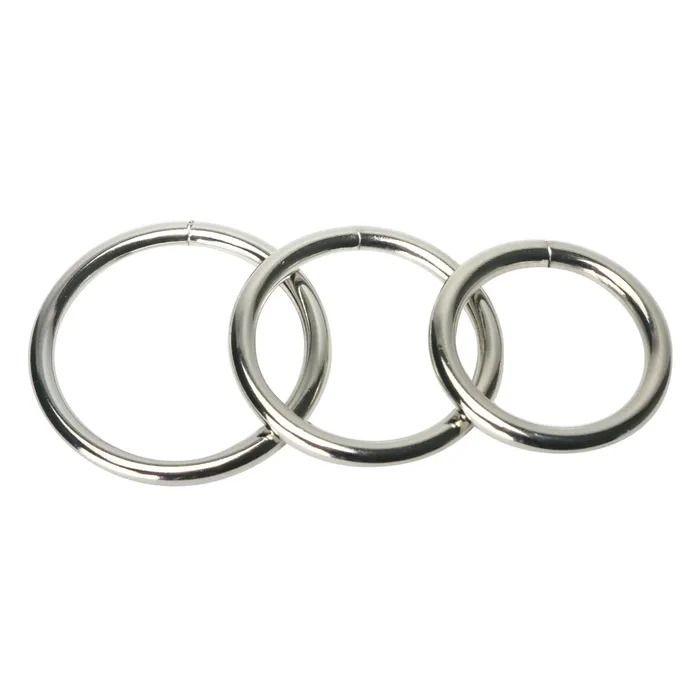 Master Series Trine Steel Cock Ring Collection 3 Pack Silver Master Series Male Sex Toys Master Series Trine Steel Cock Ring Collection 3 Pack Silver Master Series Male Sex Toys