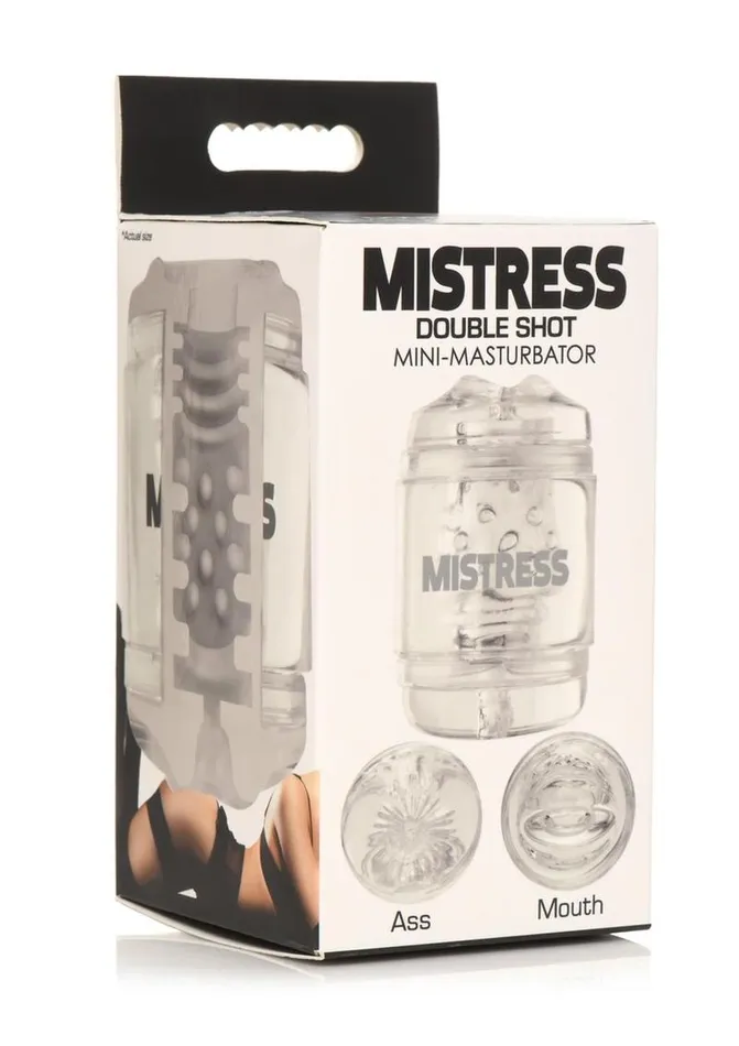 Mistress Male Sex Toys Mistress Double Shot Ass and Mouth Stroker