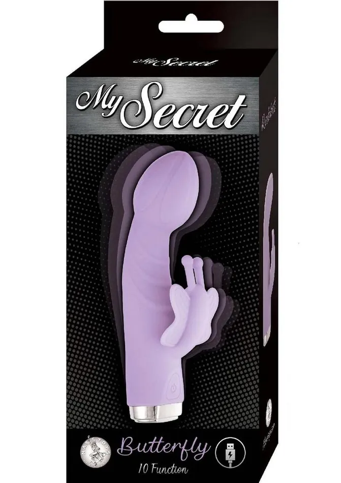 My Secret Butterfly Rechargeable Silicone Rabbit Vibrator Nasstoys Female Sex Toys
