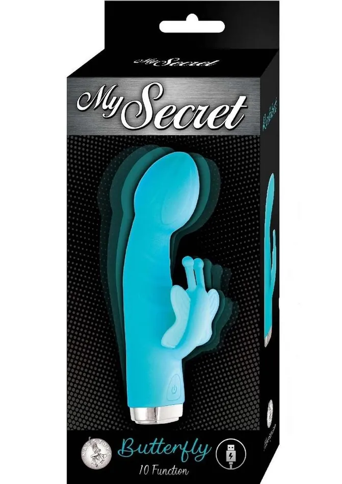 My Secret Butterfly Rechargeable Silicone Rabbit Vibrator Nasstoys Female Sex Toys