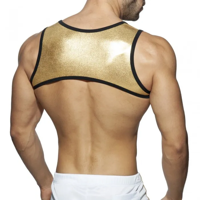 mysite Female Sex Toys Metallic Pec Harness