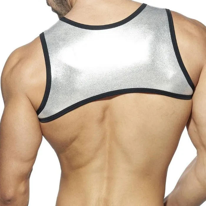 mysite Female Sex Toys Metallic Pec Harness