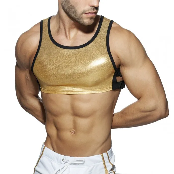 mysite Female Sex Toys Metallic Pec Harness