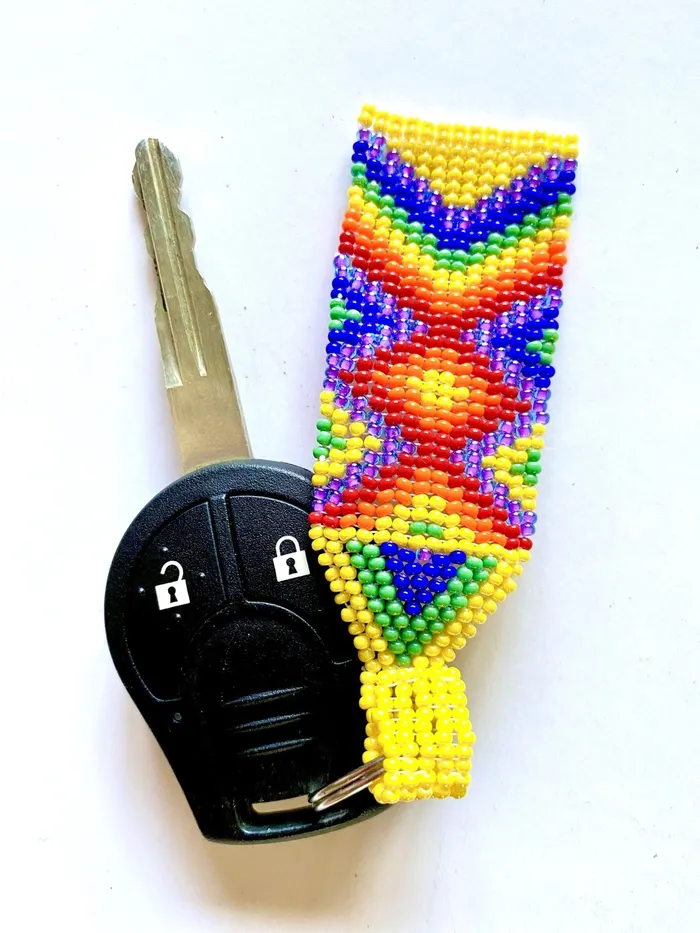 Oh My Underwear Couples Handmade Limited Edition Bead Keyring Supporting South African Women