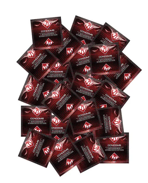 Open Desires Anal ID Studded Condoms Case of 1000