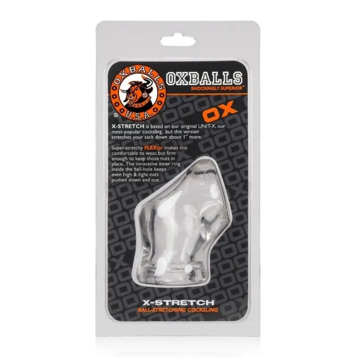 Oxballs Unit X Stretch Cocksling Clear Oxballs Dildos