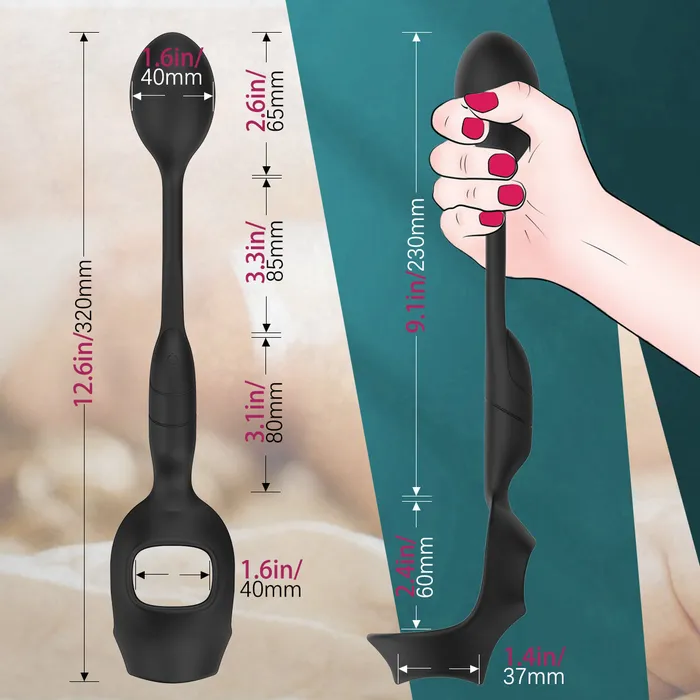 PENGUIN Anal Vibrator with Cock Ring Earlypeach Male Sex Toys