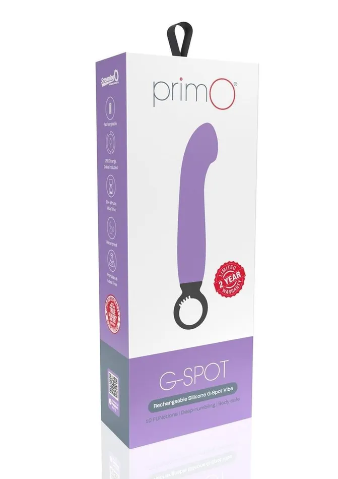 PrimO Female Sex Toys Primo GSpot Rechargeable Silicone Vibrator