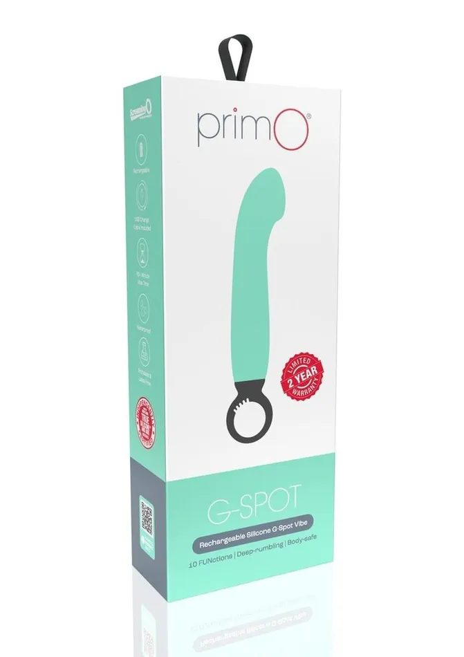 PrimO Female Sex Toys Primo GSpot Rechargeable Silicone Vibrator