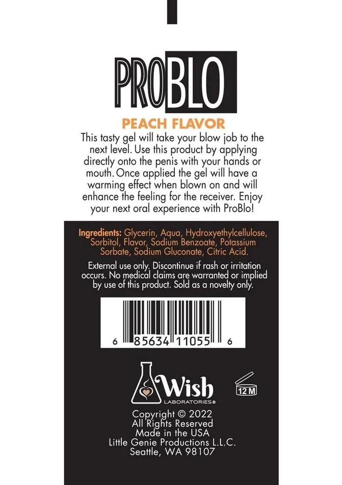 Problo Enhancers Problo Fishbowl Oral Pleasure Flavored Gel 10ml 65 Per Bowl Peach Problo Enhancers Problo Fishbowl Oral Pleasure Flavored Gel 10ml 65 Per Bowl Peach