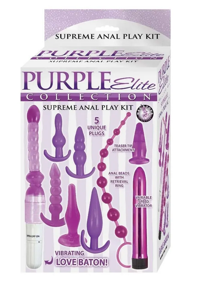 Purple Elite Collection Supreme Anal Play Kit Elite Collection Anal