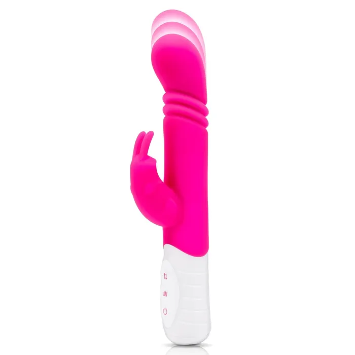 Rabbit Essentials Vibrators Rabbit Essentials Thrusting Slim Shaft Rabbit Vibrator With Thrusting Function Hot Pink Rabbit Essentials Vibrators Rabbit Essentials Thrusting Slim Shaft Rabbit Vibrator With Thrusting Function Hot Pink
