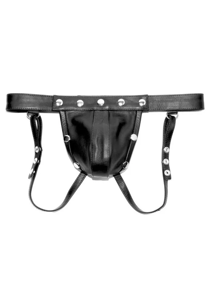 Restraints Prowler RED Prowler Red Leather Harness Jock