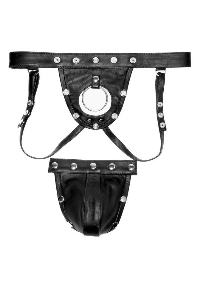 Restraints Prowler RED Prowler Red Leather Harness Jock