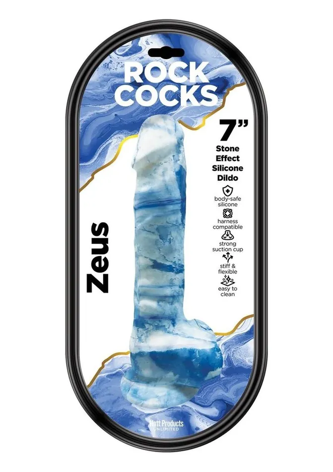 Rock Cocks Zeus Silicone Dildo Hott Products Dildos