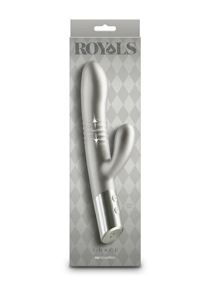 Royals Female Sex Toys Royals Grace Rechargeable Silicone Rabbit Vibrator
