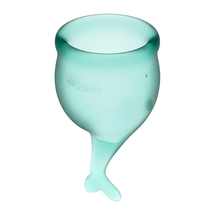 Satisfyer Feel Secure Menstrual Cups Green Satisfyer Vibrators
